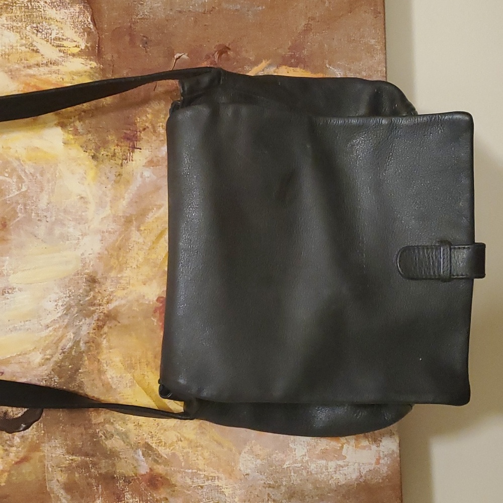 Bettina made in Italy leather flap bag